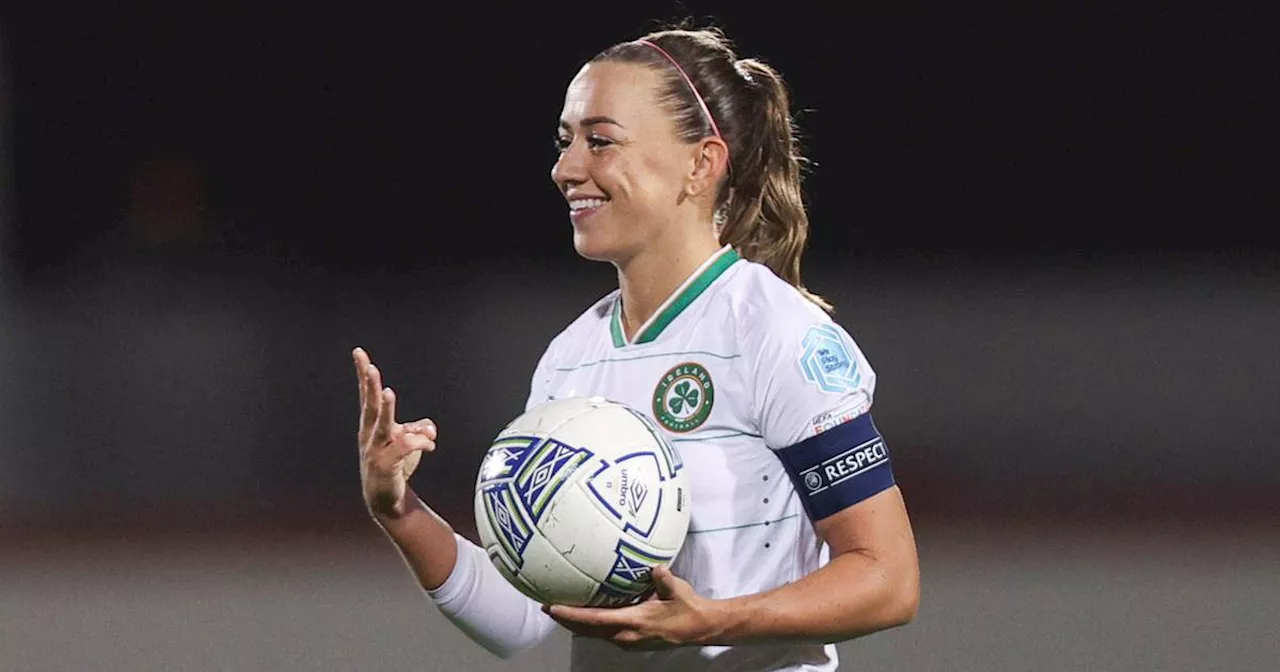 Katie McCabe scores superb hat-trick as Ireland demolish Albania