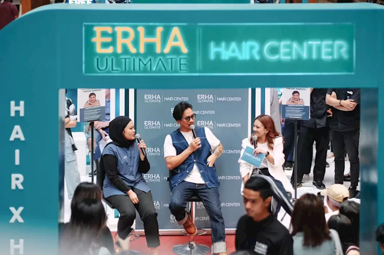 Gandeng Vincent Rompies Sebagai Duta Lebat, Erha Ultimate Hair Center Gelar Hairxhibition