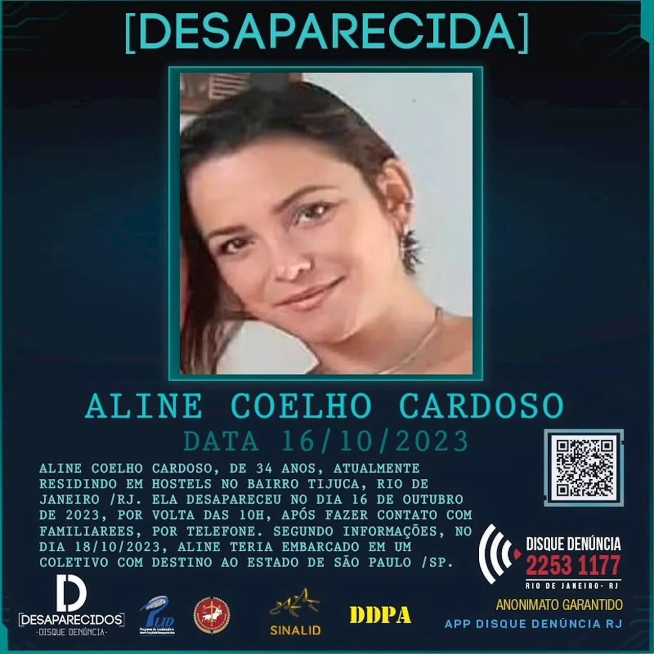 Moradora desaparecida da Tijuca é encontrada no Centro de São Paulo