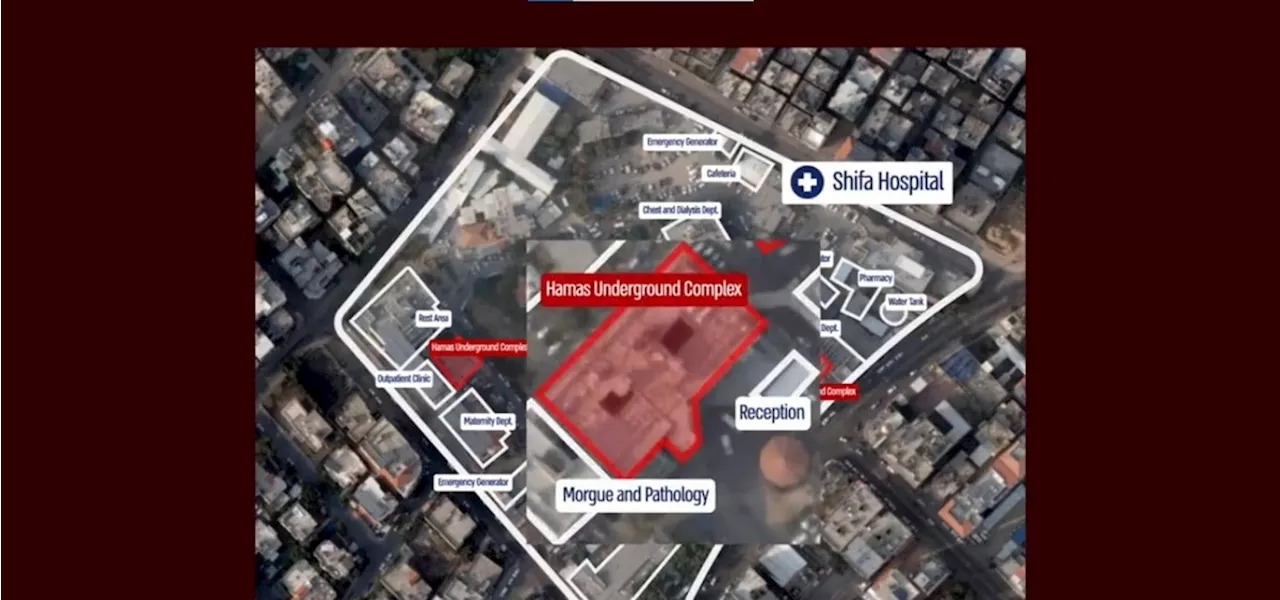 Vídeo: Hamas tem centro de comando embaixo de hospital, acusa Israel