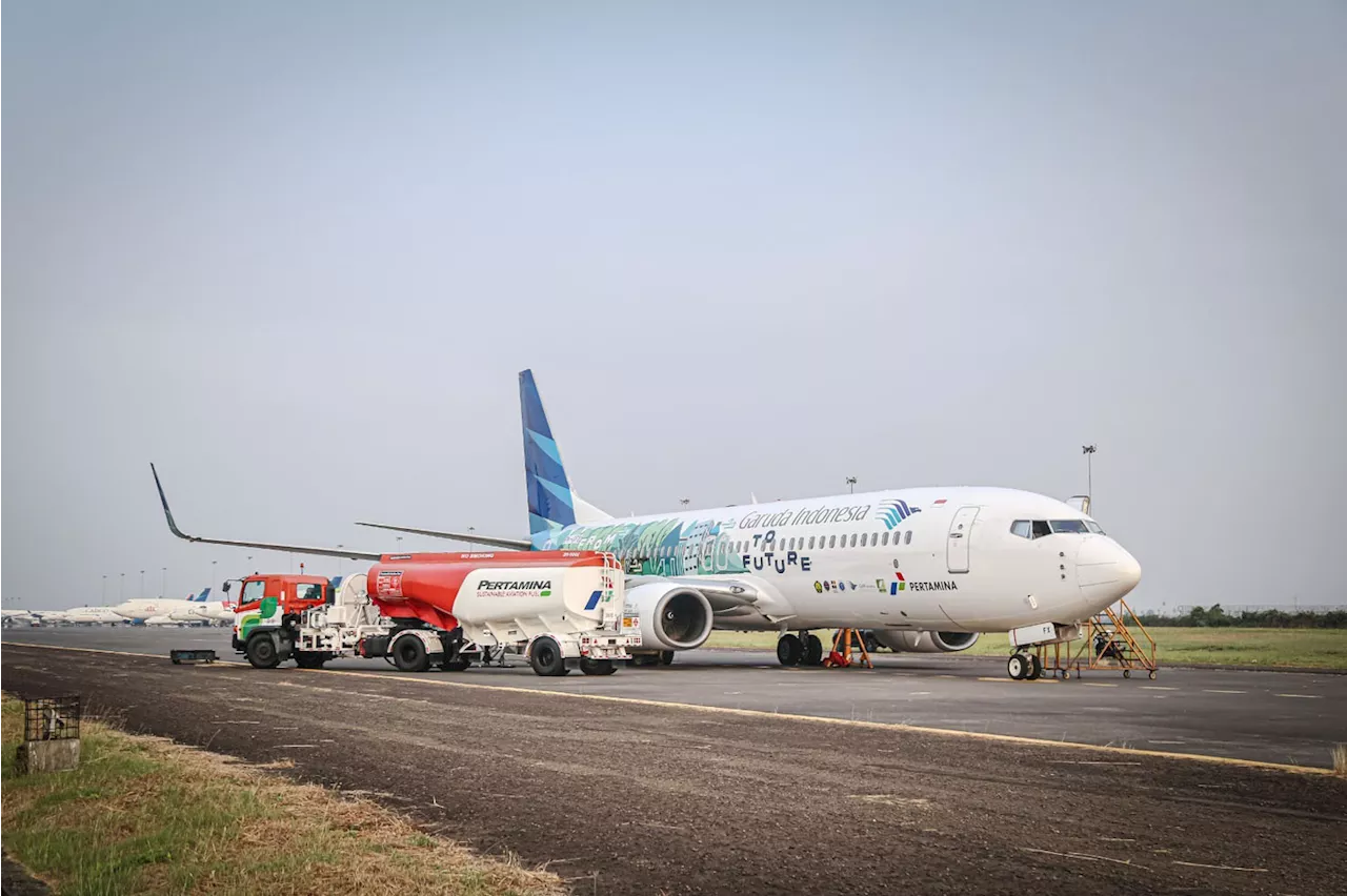 Momen Bersejarah, Garuda Resmi Terbang Pakai Bioavtur Pertamina yang Ramah Lingkungan