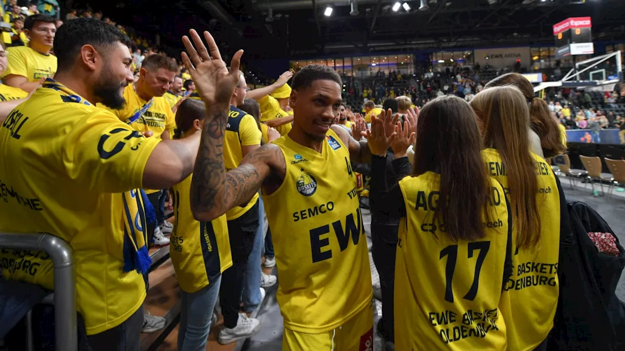 Basketball: Oldenburg schiebt sich auf Platz zwei vor