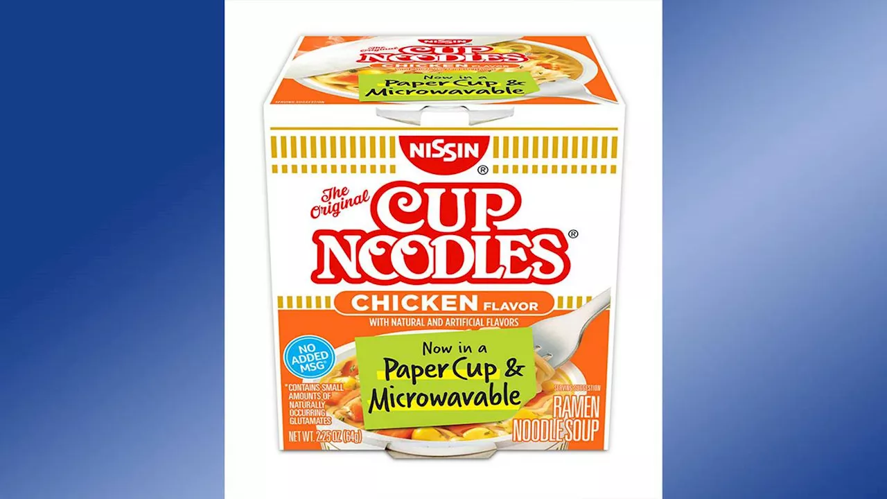 Cup Noodles will finally be able to be microwaved