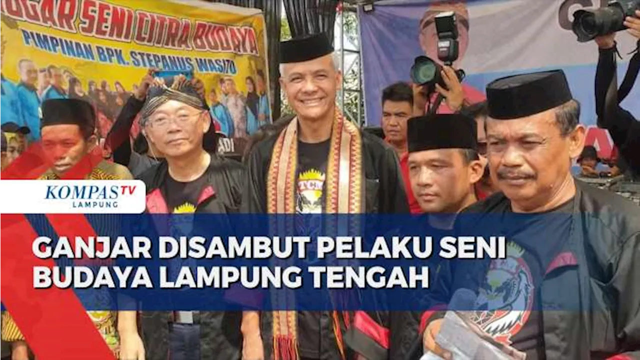 Bacapres Ganjar Pranowo Disambut Pelaku Seni Budaya