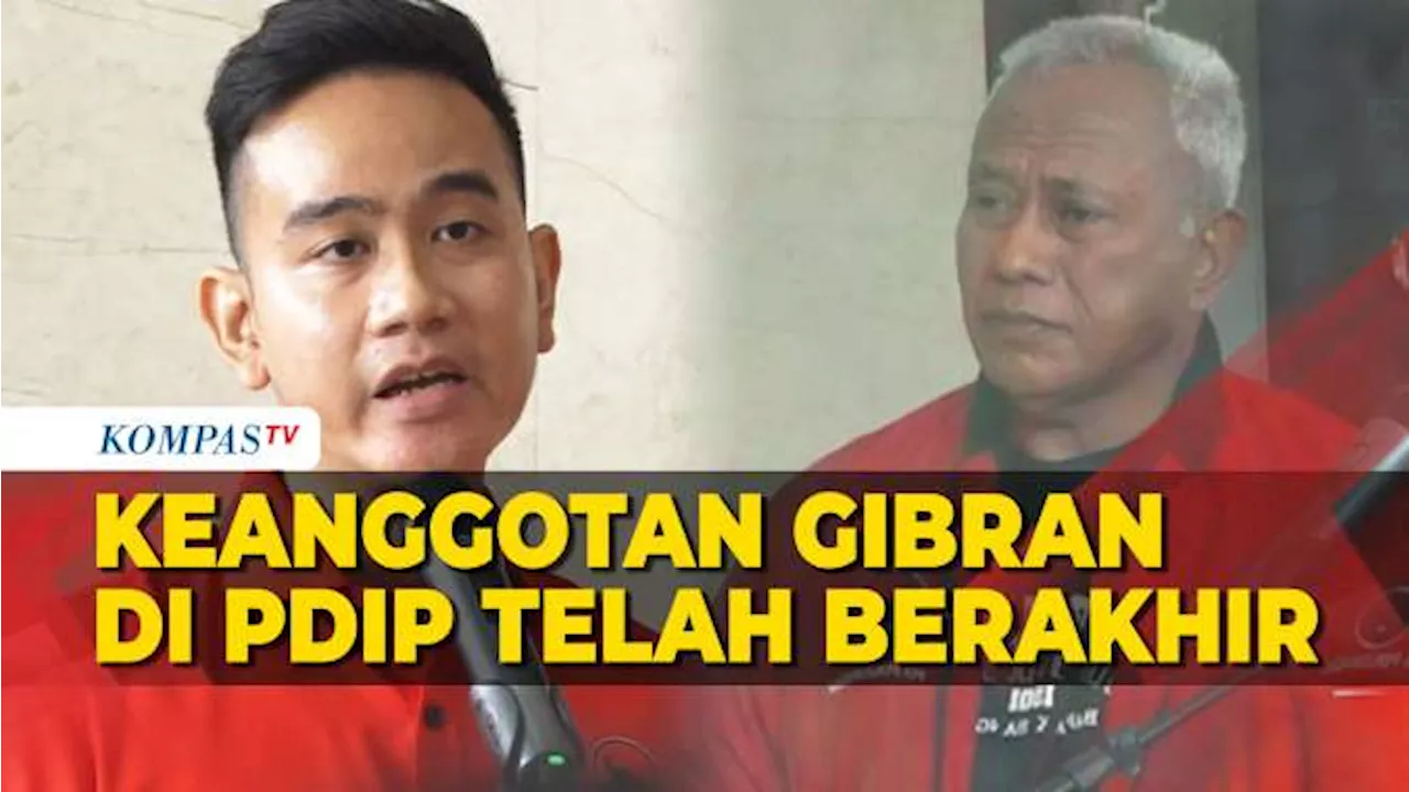 PDIP: Secara De Facto Keanggotaan Gibran Telah Berakhir Usai Jadi Cawapres Prabowo