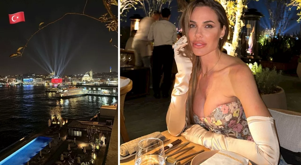 Ilary Blasi, weekend a Istanbul: «Fuga d'amore con Bastian?»