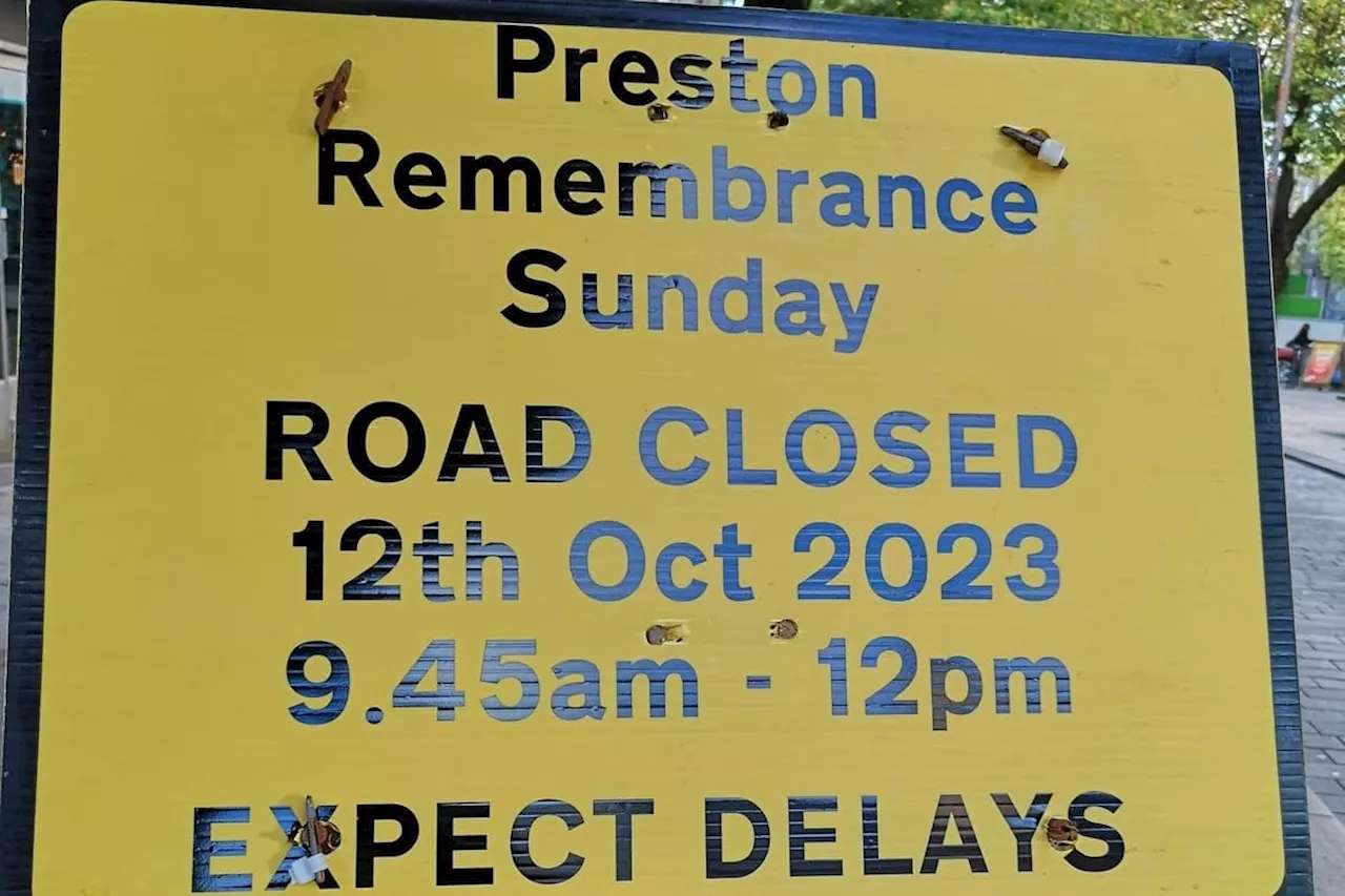 Preston City Council sorry for Remembrance Sunday blunder