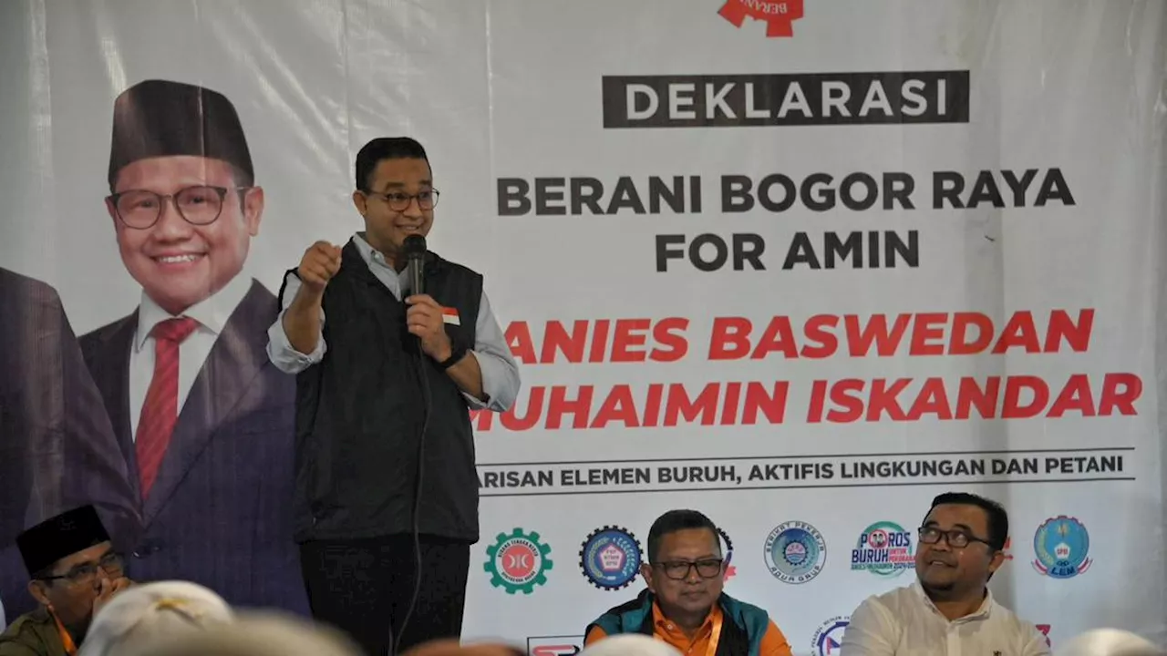 Relawan Targetkan Pasangan Anies - Cak Imin Raup Suara 60 Persen di Bogor