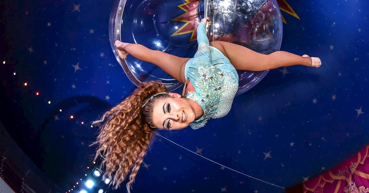 Circus performer who has been a star of the big top since just two