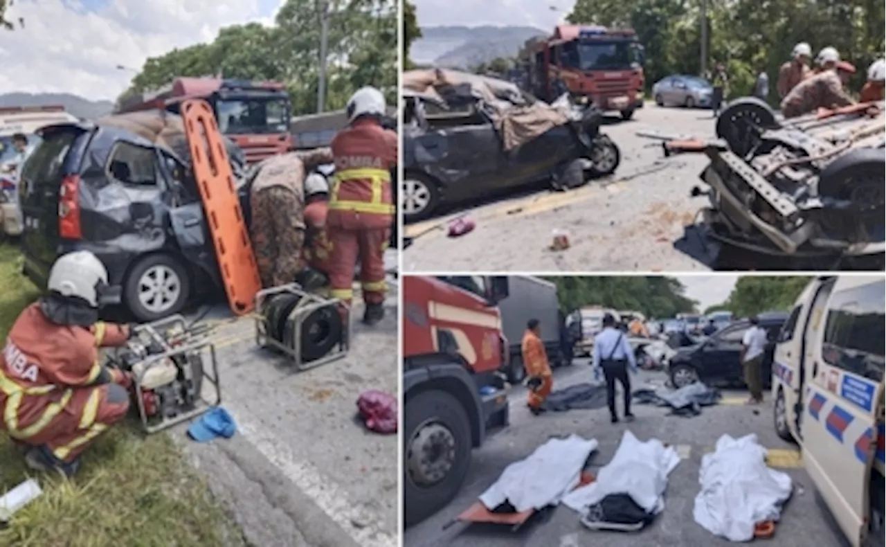 Police: Proton Wira driver held over Serendah crash that killed three