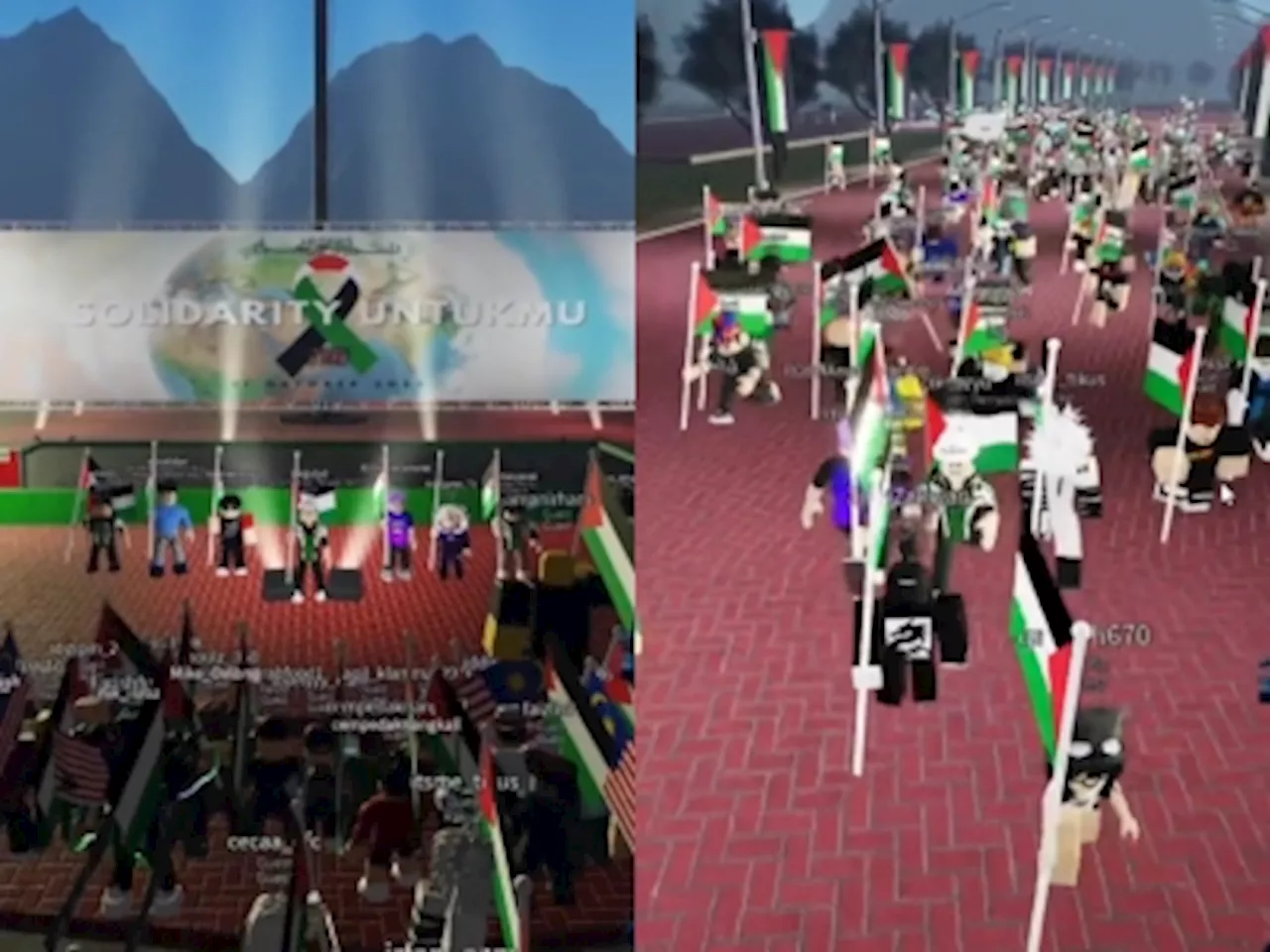 Virtual solidarity with Palestine on online platform Roblox was designed by 15-year-old Malaysian (VIDEO)