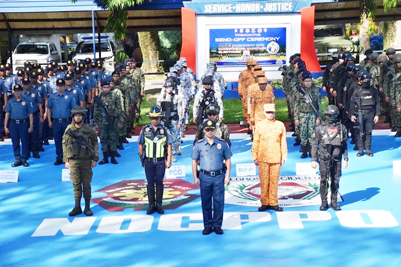 6,604 cops, soldiers secure BSKE in Negros Occidental