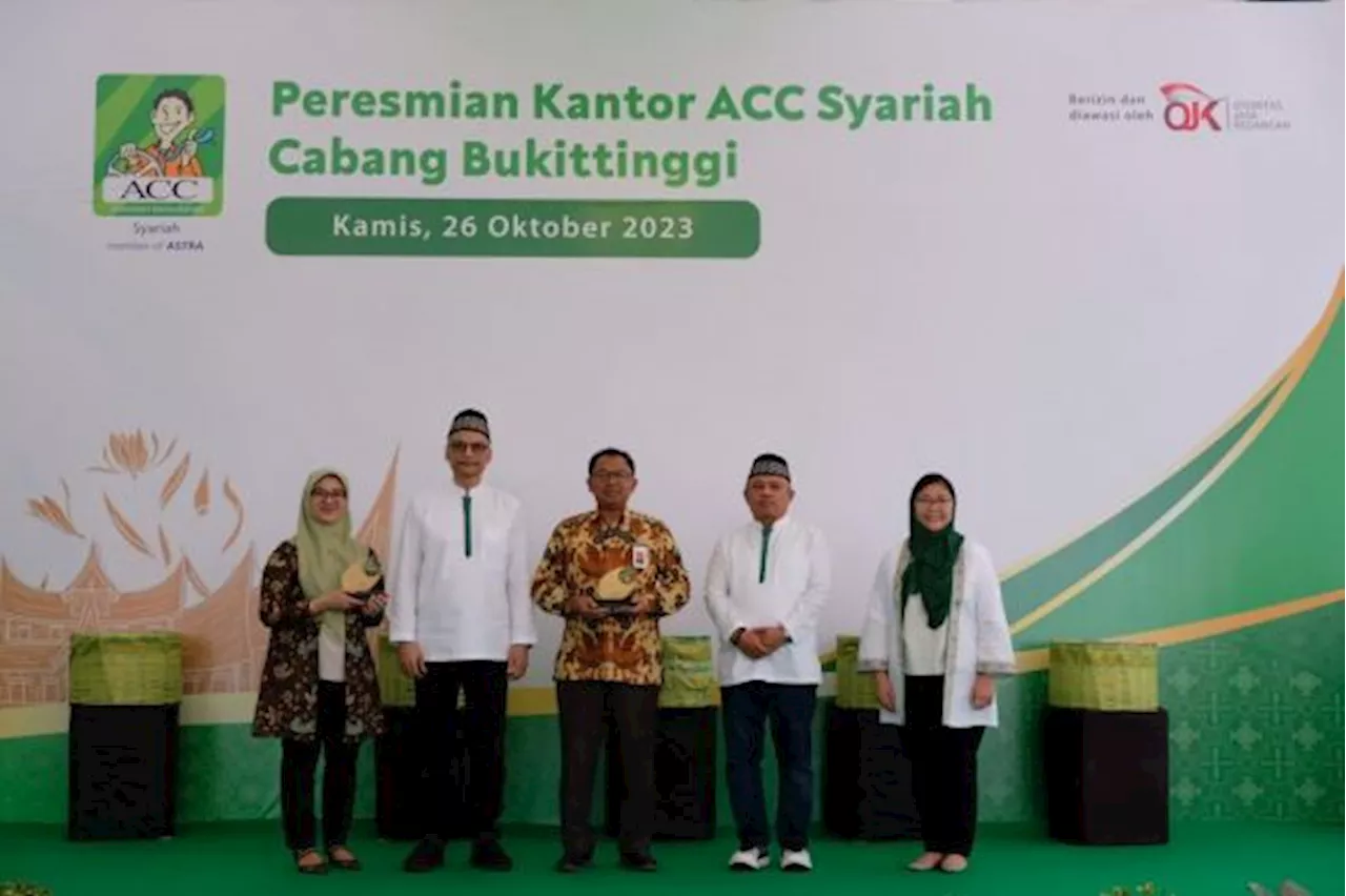 ACC Resmikan Kantor Cabang Syariah di Bukittinggi, Sumbar