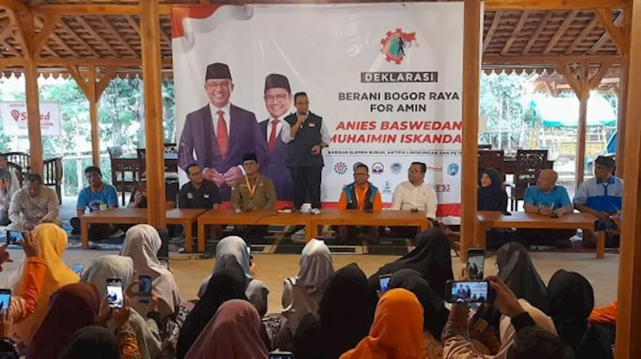 Deklarasi Relawan Berani Bogor Raya, Anies Baswedan : Jaga Soliditas, Jangan Saling Menjelekan