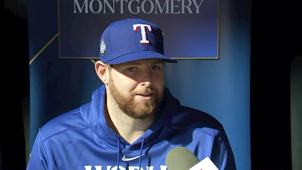 Texas Rangers lefty Jordan Montgomery is set for his World Series debut in Game 2