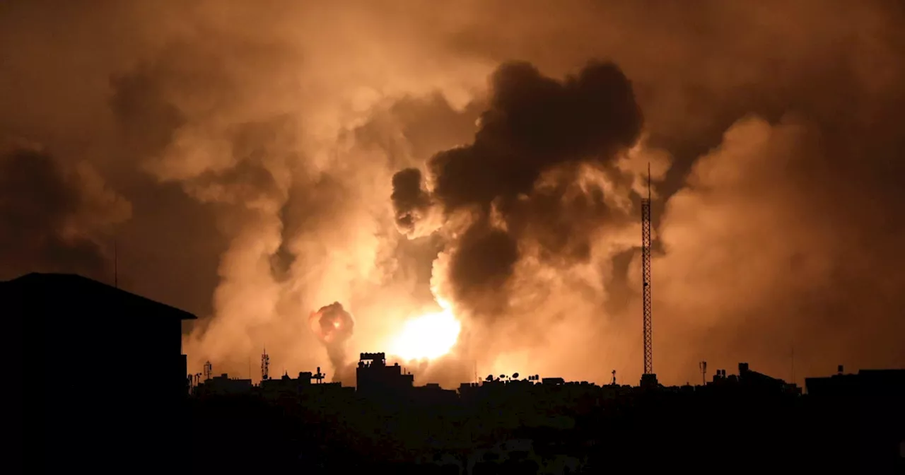 Video show Gaza airstrikes explosions as Israel intensifies attacks