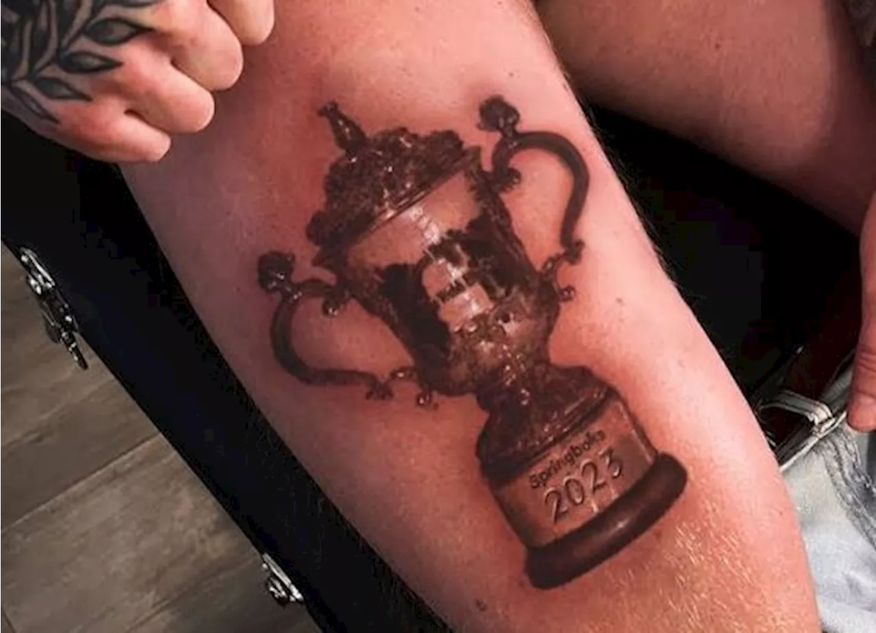 Boks already declared victorious by man who gets tattoo of World Cup 2023 trophy