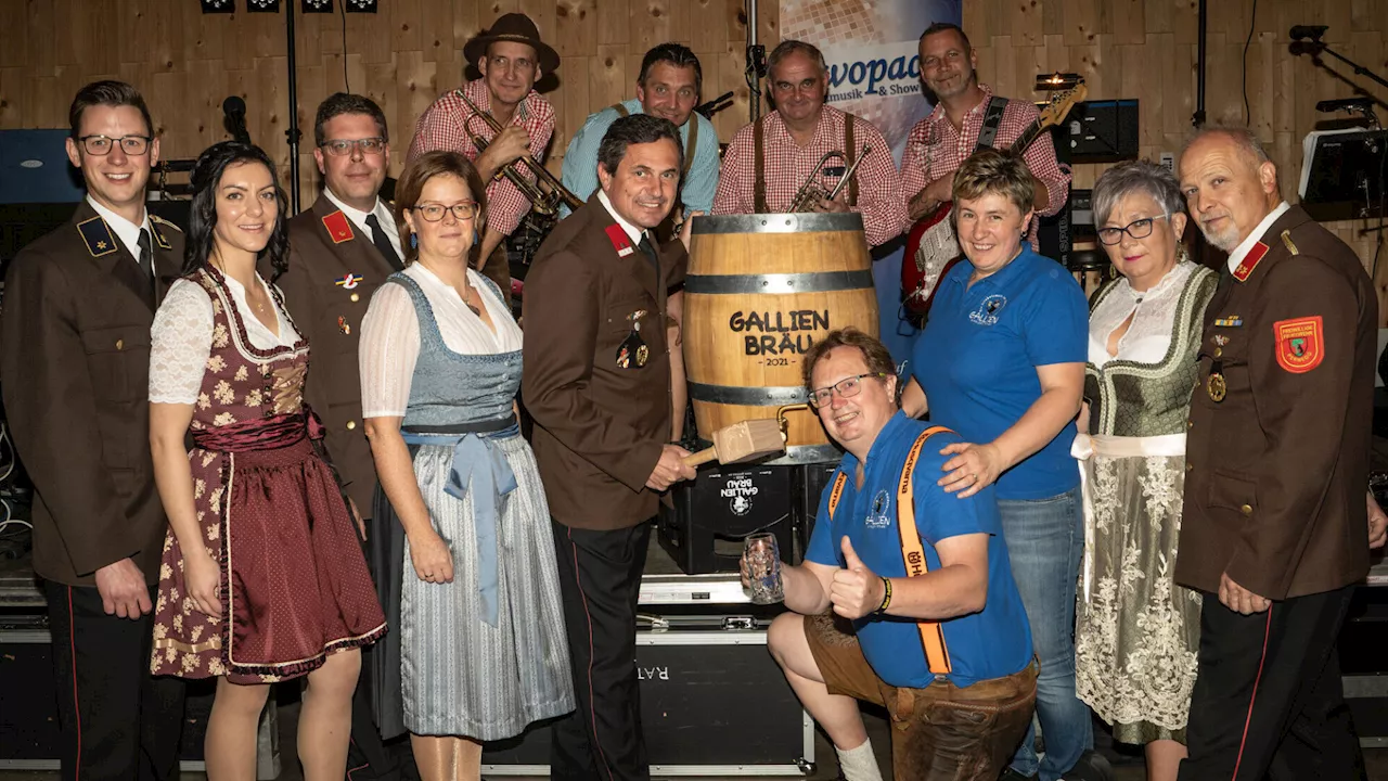 Erfolgreiches Oktoberfest der Feuerwehr Pernegg in der Elebniswelt Gallien