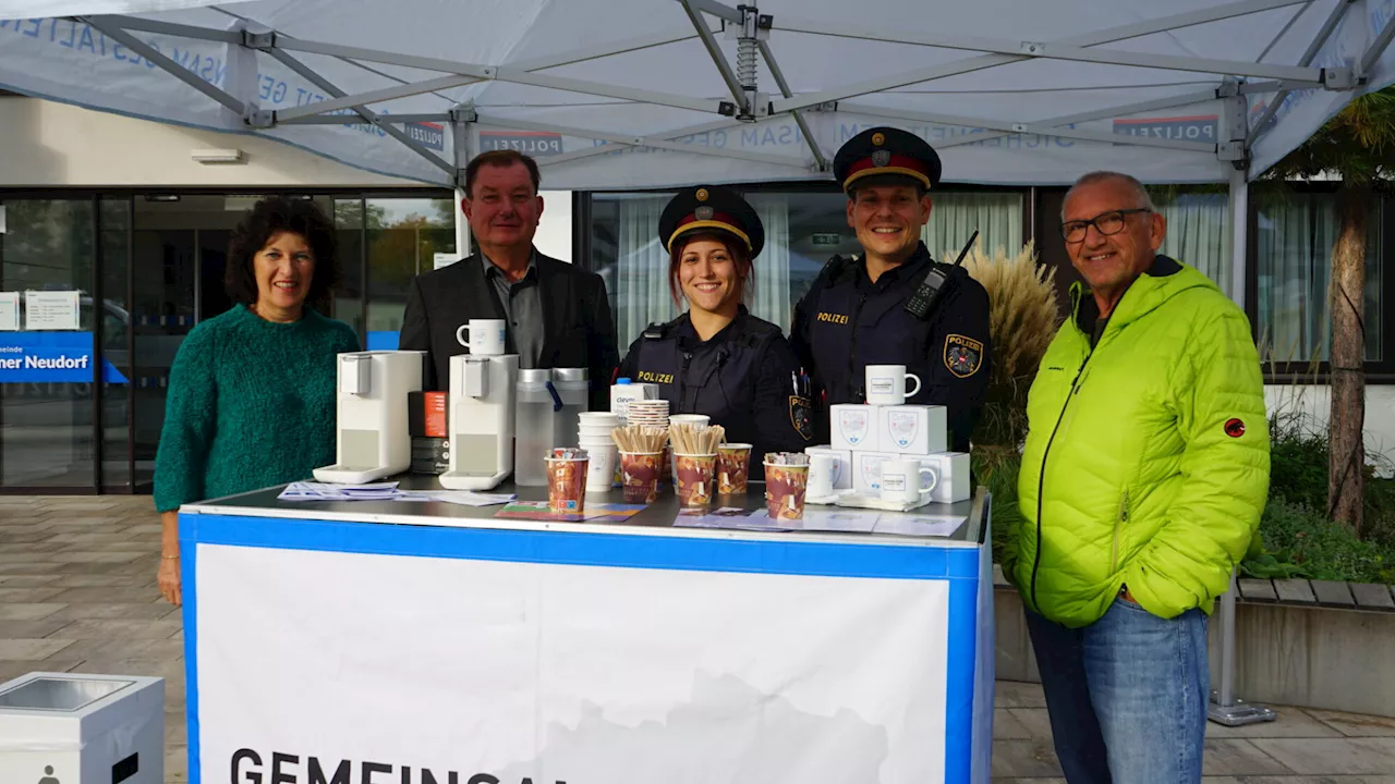 Kaffee mit Polizisten: Gemeinsamer Austausch in Wiener Neudorf