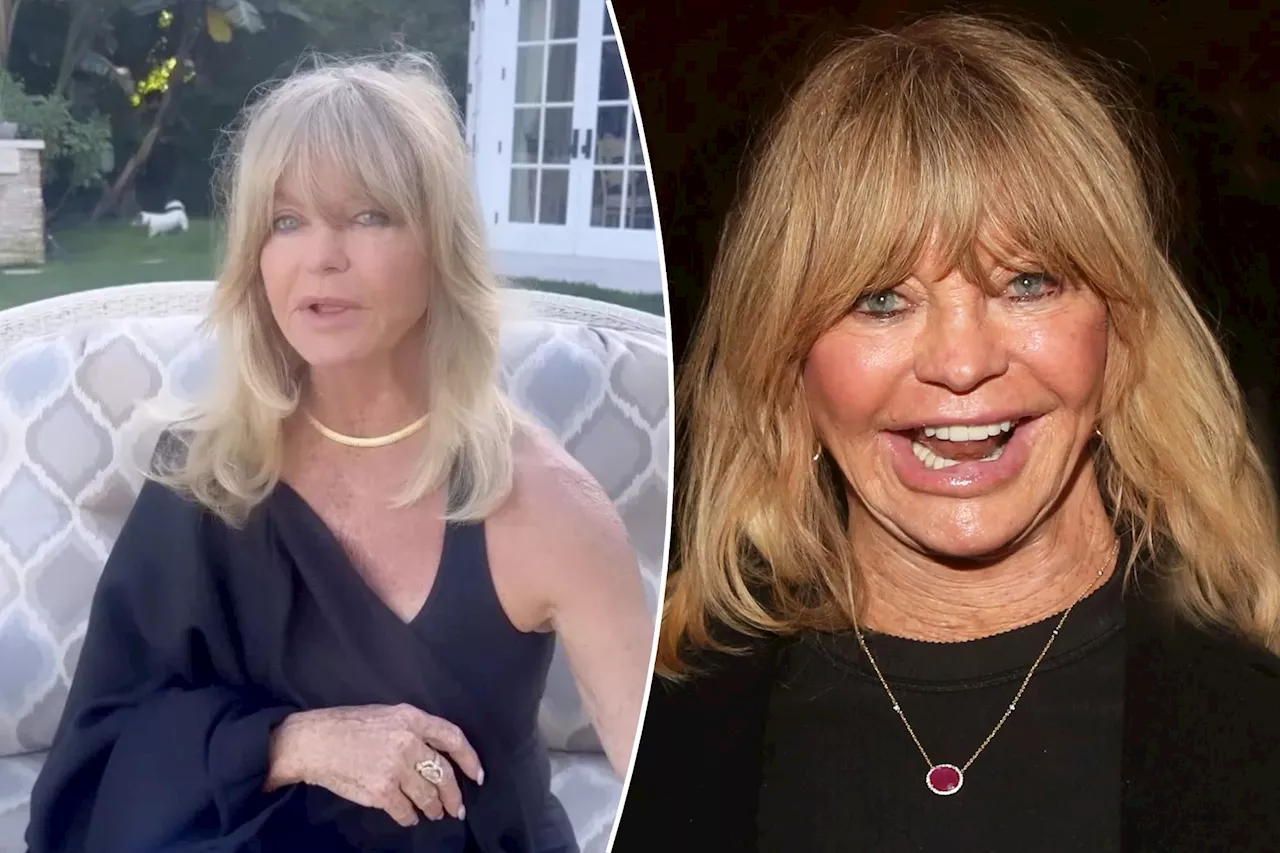 Goldie Hawn claims 'an alien touched' her and it was 'like the finger of God'