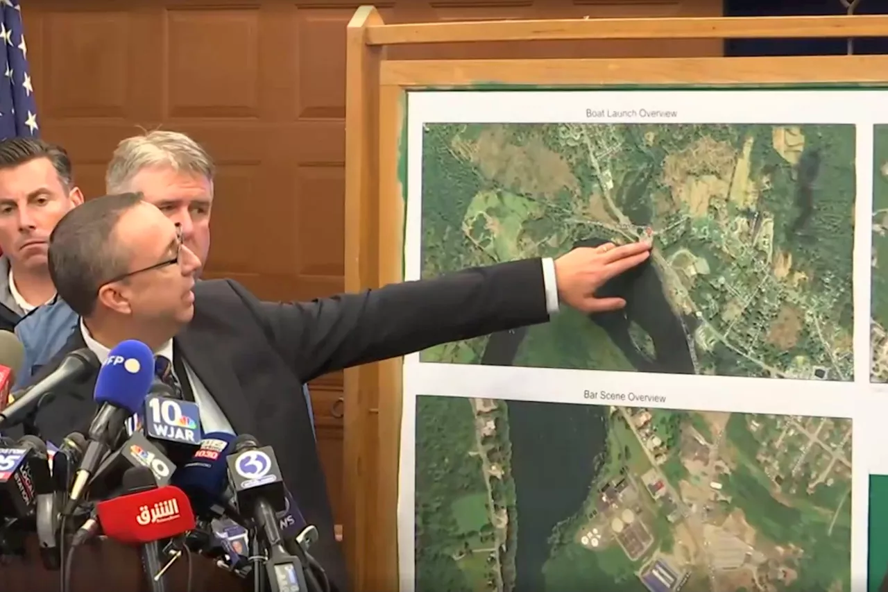 Robert Card manhunt: divers searching river, cops with guns drawn surround residence