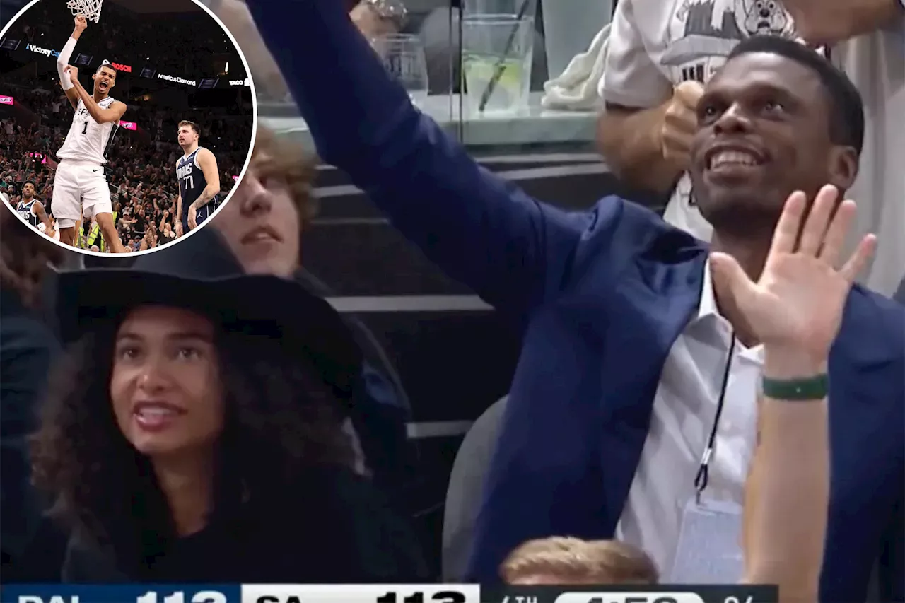 Victor Wembanyama's sister rocked cowboy hat to Spurs debut