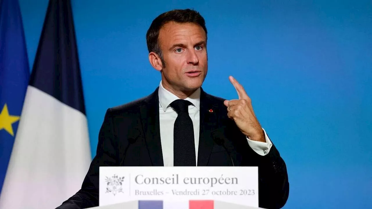 Guerre Israël-Hamas : Emmanuel Macron demande une « trêve humanitaire » à Gaza