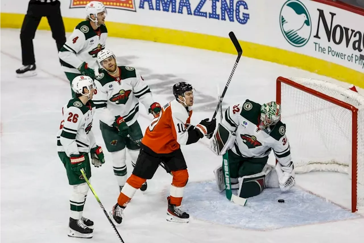 Bobby Brink scores first NHL goals as Flyers continue hot start with win over Wild