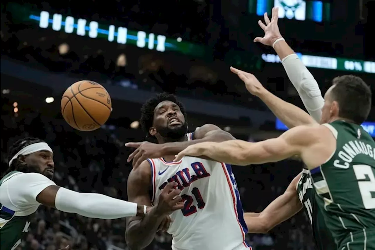 Sixers fall 118-117 to Bucks as Joel Embiid struggles to find rhythm in season-opening loss