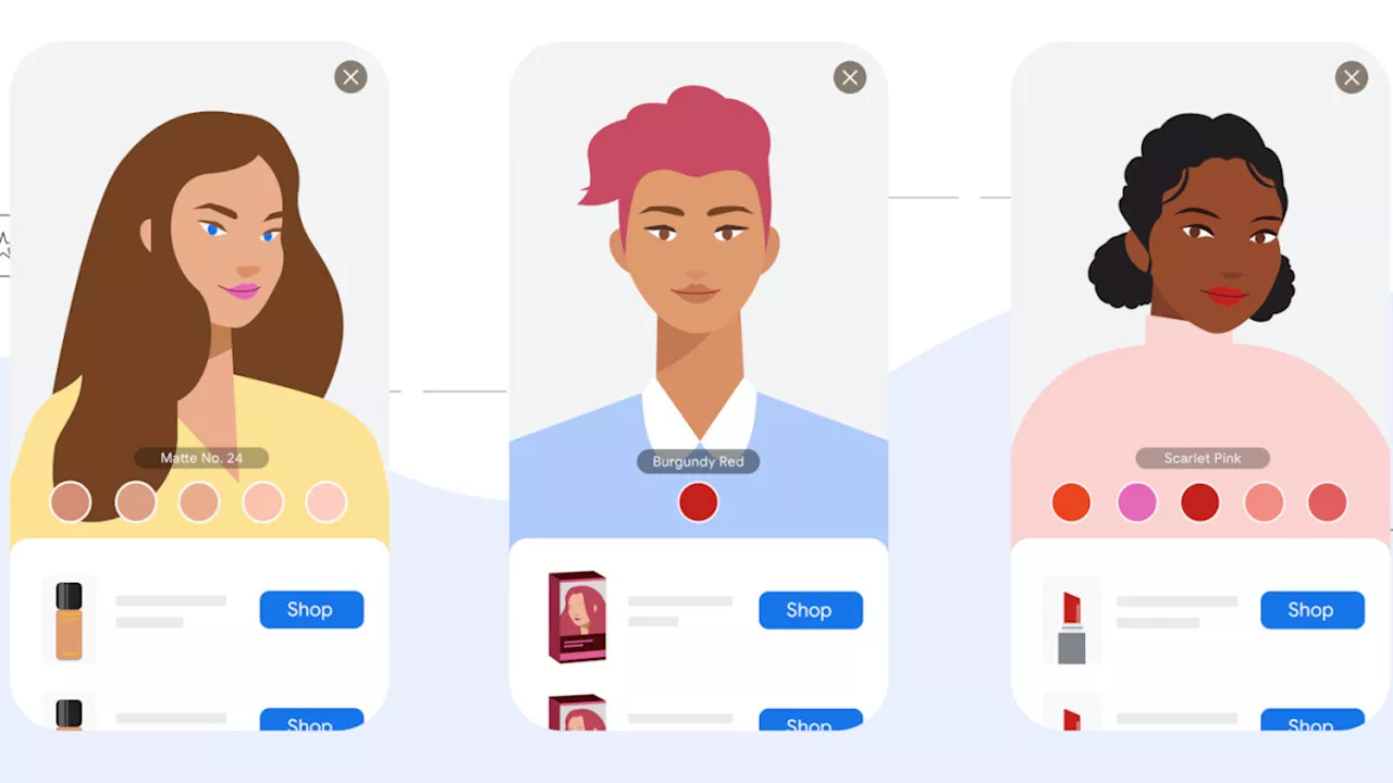 Try before you buy: Google launches new AR features for hair color and foundations