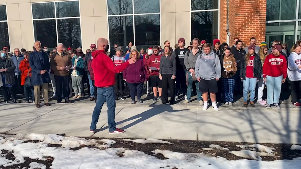 As small college community mourns, suspect held without bond in Bridgewater College officer killings