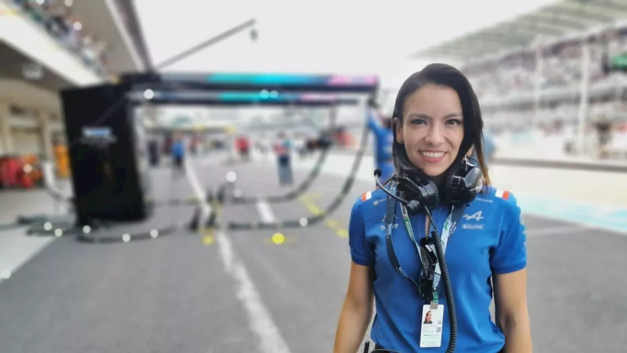 Ella es la mexicana Dalia Ramos y por esto es ingeniera de Alpine en la F1