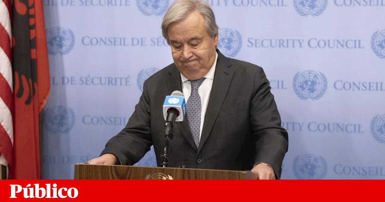 Líder da IL considera declarações de Guterres sobre Israel “infelizes e desastradas”