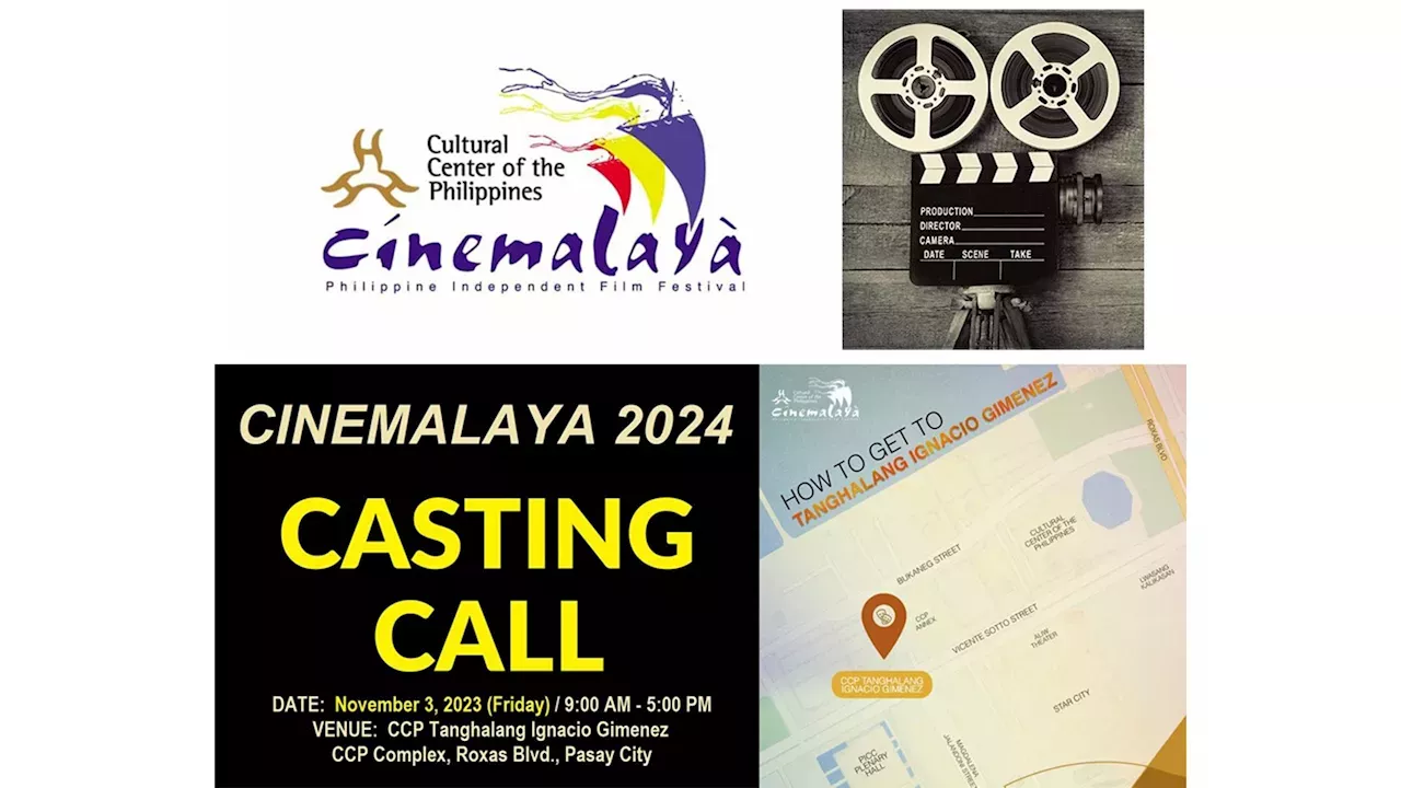 Cinemalaya 2024 opens public casting call