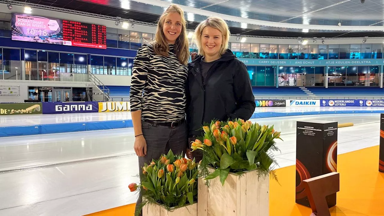 Drentse tulpen in Thialf: 'Het zou het mooiste zijn als Jutta Leerdam wint'