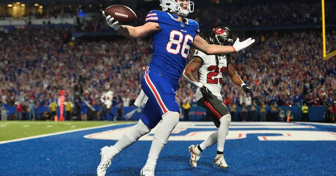 Utah’s Dalton Kincaid scores first NFL touchdown to help Bills beat Bucs