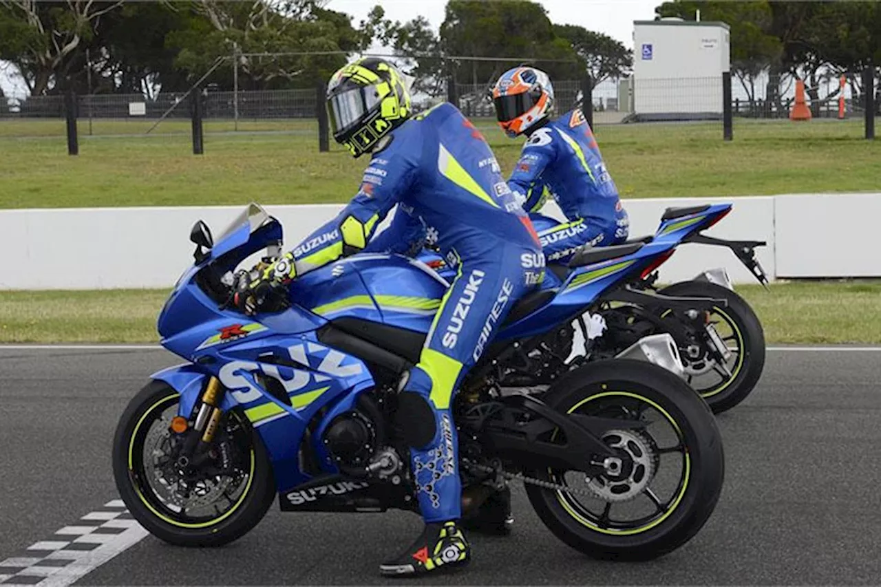 Iannone & Rins mit GSX-R1000R auf Phillip Island