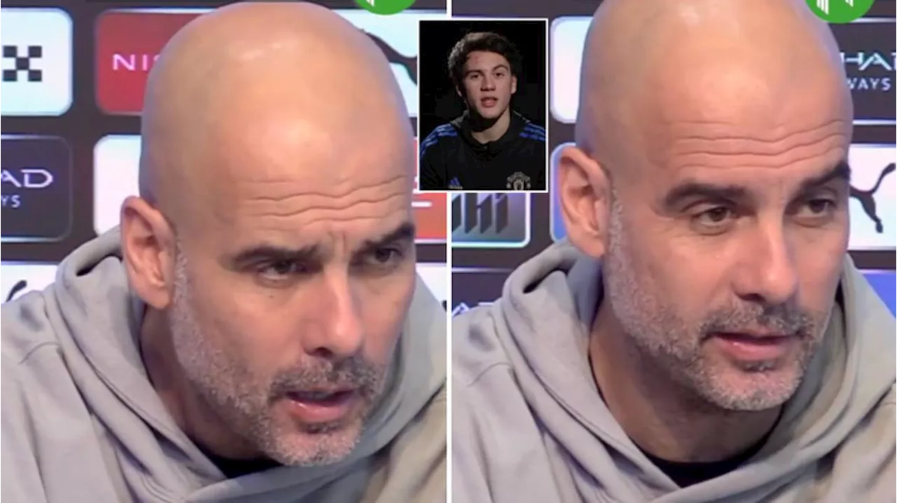 Pep Guardiola 'will speak to Puma' after Man Utd winger's claim about Man City kits