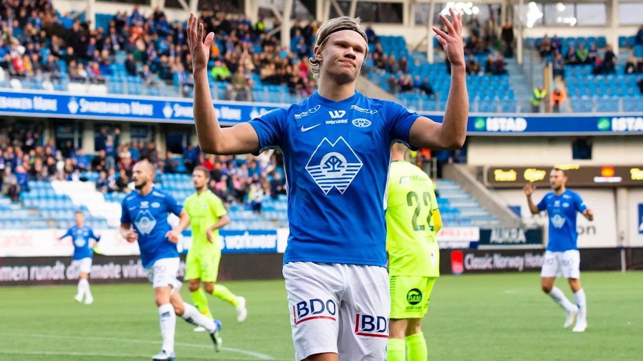 Erling Braut Haaland har trolig spilt sin siste kamp for Molde