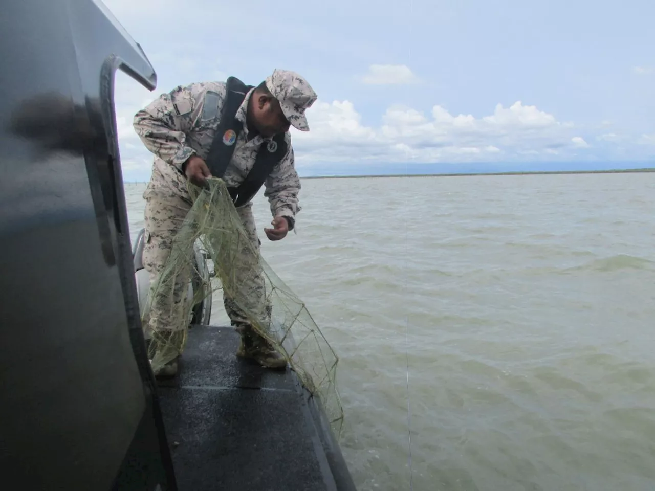 MMEA clears 50 more illegal fish traps from Perak waters