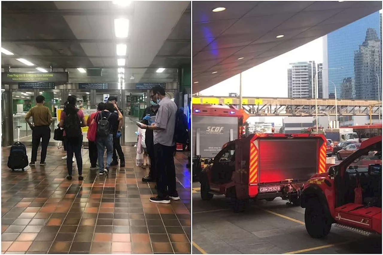 Novena MRT station closed because of smoke from air conditioning unit at concourse level