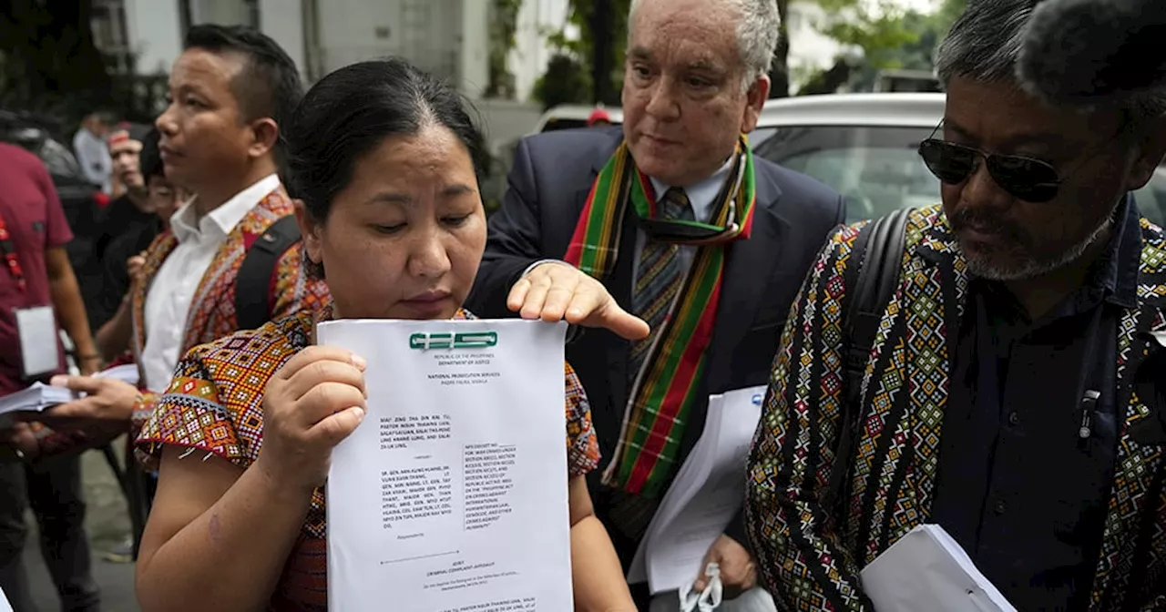 Relatives of victims of alleged war crimes in military-run Myanmar seek justice in PH