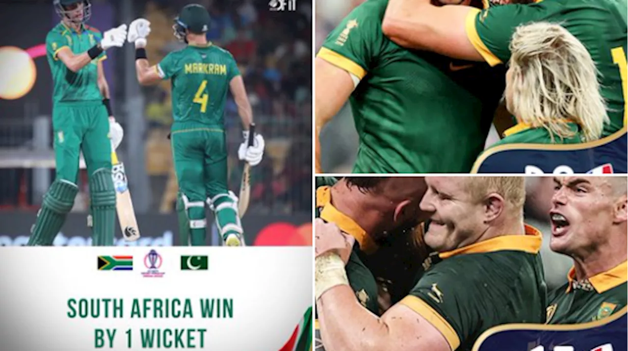 Conspiracy? Boks won by one point, and now the Proteas just won by one wicket