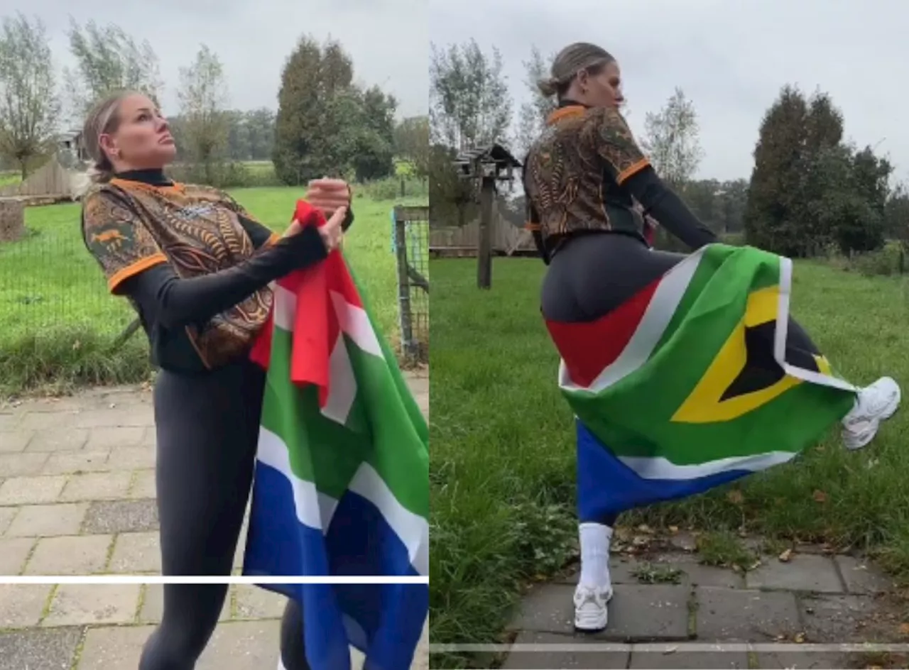 Mzansi lady steals show with epic dance to Mandoza Ahead of Rugby World Cup (Video)