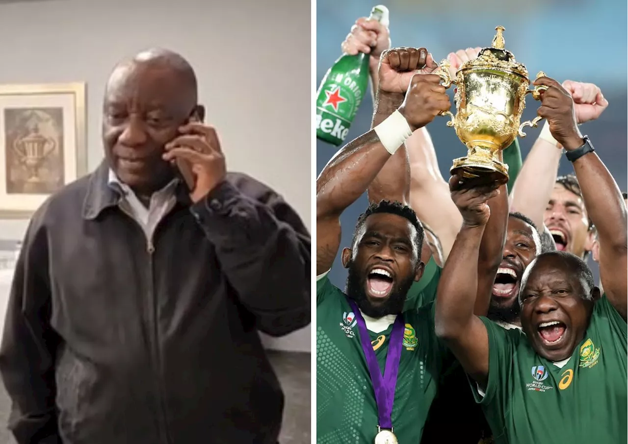 SA on Cyril Ramaphosa’s travelling budget to watch the Bok final