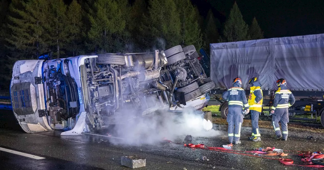 Schwerer Verkehrsunfall auf der Brennerautobahn