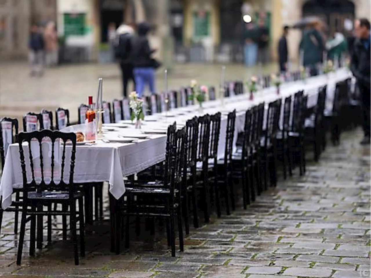 Installation in Wien erinnert an von Hamas entführte Geiseln