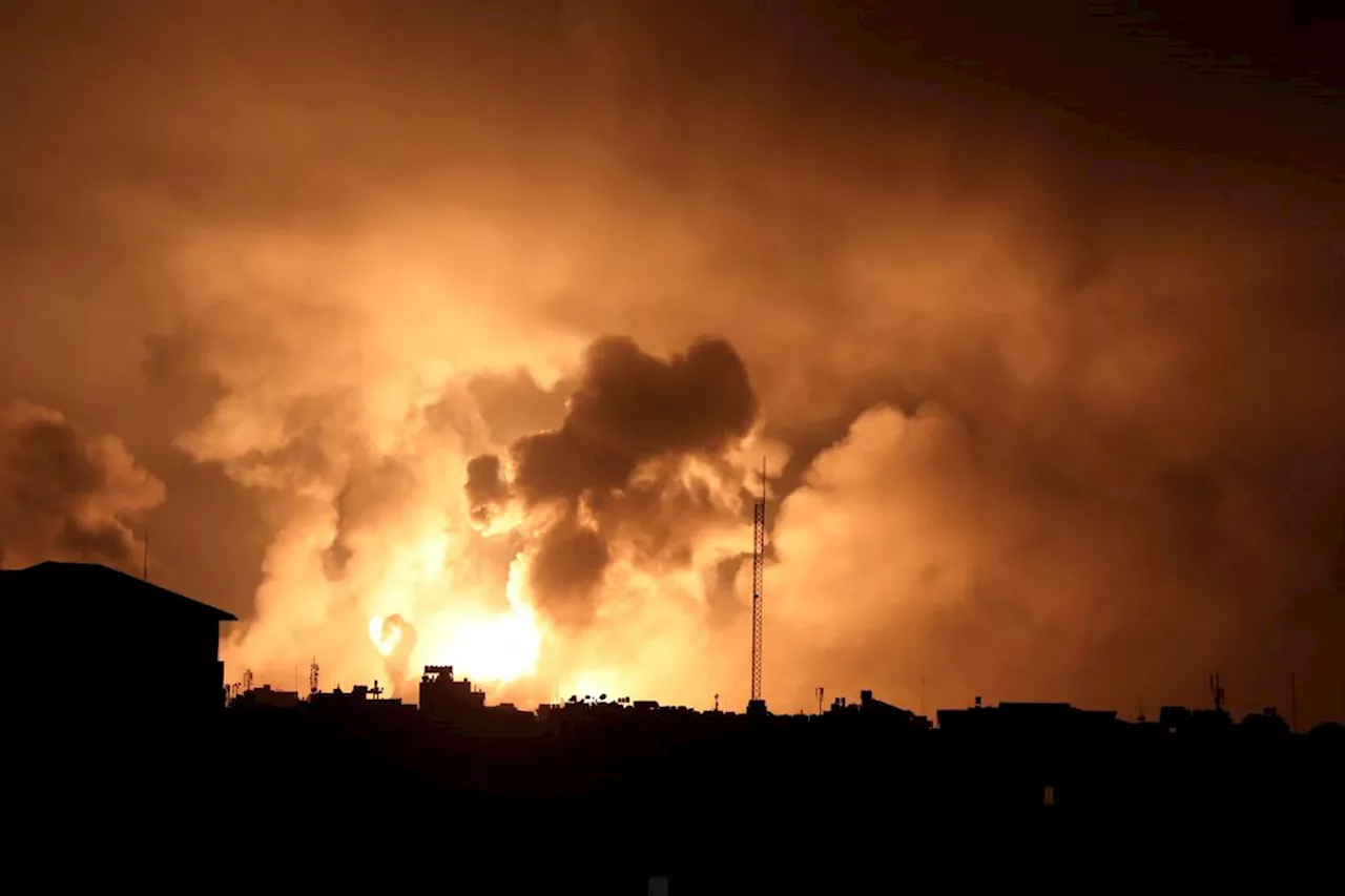 Israeli airstrikes in the northern Gaza Strip