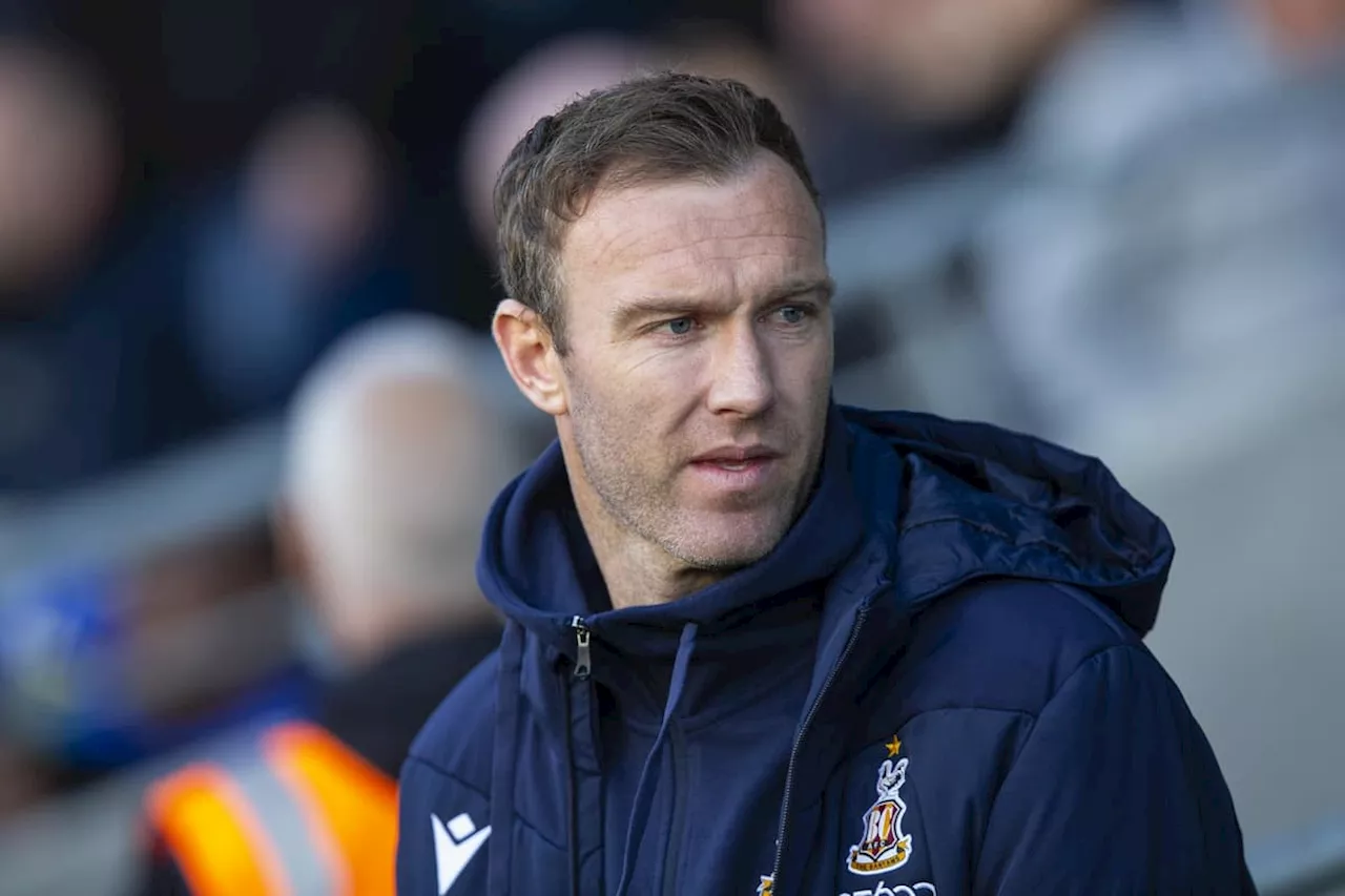 Sutton United v Bradford City: Double boost for Kevin McDonald and a 'step in the right direction' for winger