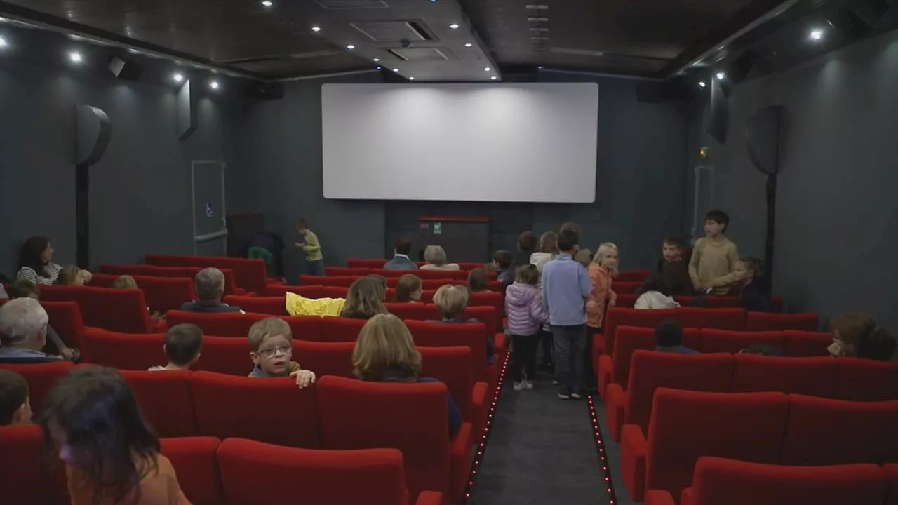 Rollendes Kino in Frankreich